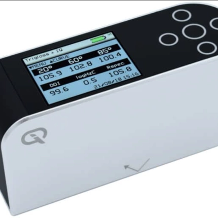 thiết bị đo phản xạ (reflectometer / gloss-haze meter) của Rhopoint Instruments (Anh Quốc).