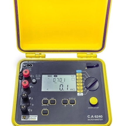 Chauvin Arnoux C.A 6240 Micro-Ohmmeter